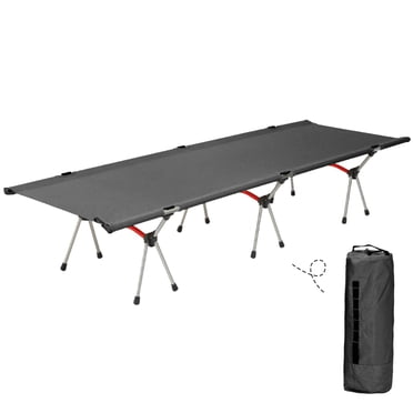 Lit de Camp Pliant Portable pour l'Extérieur, Lit de Couchage pour le Camping, la Randonnée et le Backpacking