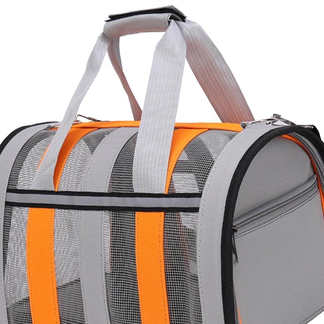 Portable Dog Carry Bags Sling Carrier for Sightseeing Traveling Soft Opening Case Rabbit Grey