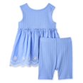 thumbnail image 2 of Ensemble 2 pièces avec short George pour bébés filles, 2 of 2