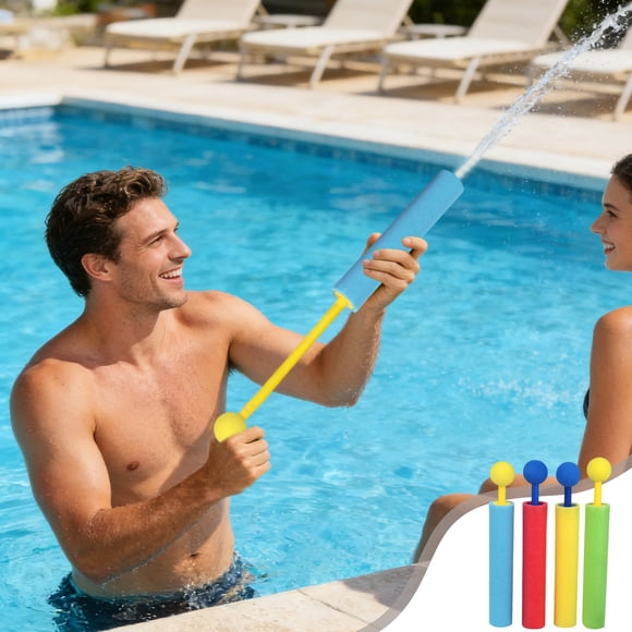 Foam Water Gun | Pool Toy for Kids and Teens | Summer Water Play Equipment | Lightweight EVA Foam Squirt Gun for Swimming Pools, Beach, Backyard, and Outdoor Water Fights | 1 Piece