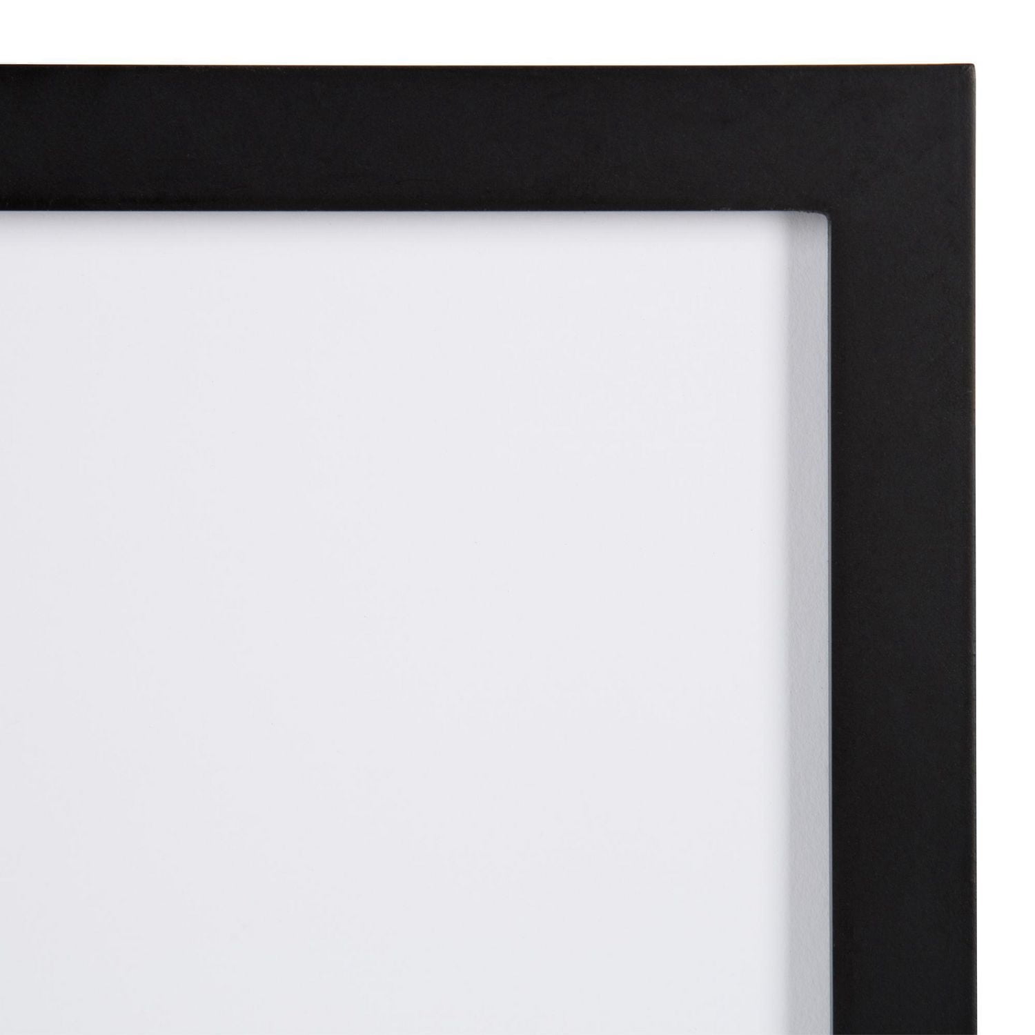 Cadre photo noir Gallery de DesignOvation 33,02 cm x 33,02 cm avec passe-partout de 12,7 cm x 12,7 cm