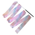 thumbnail image 4 of Flashing Glitter Dance Ribbon Gymnastics Ballet Twirling Stick (4m Pink), 4 of 9