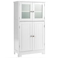 thumbnail image 1 of Costway Bathroom Floor Storage Cabinet Kitchen Cupboard w/Doors&Adjustable Shelf, 1 of 10