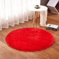 thumbnail image 1 of Plush Chair Floor Mat Round Carpet Children Bedroom Mat Play Tent Area Rug Yoga Mat, 1 of 6