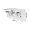 thumbnail image 3 of Kyursd Upgraded And Enlarged Partition Bracket Without Punching Fixer Laminate Bracket Closet Partition Fixing Bracket Without Nails Right-angled Board Bracket, 3 of 6