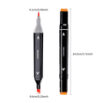 thumbnail image 2 of Teetheory 262-Color Alcohol Marker Set, Dual-Tip Design with Fine and Angled Tips, Suitable for Adults and Children's Drawing, Sketching, Illustration, 2 of 10