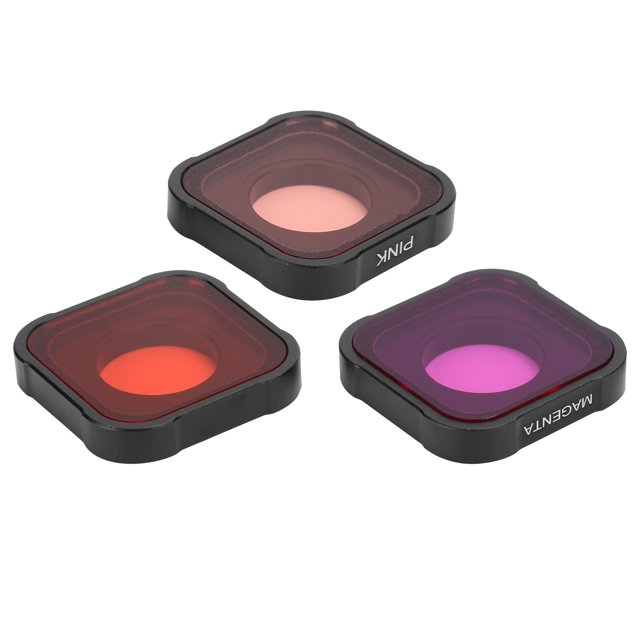 Junestar 3 en 1 Appareil Photo Filtre Filtre Filtre Ensemble de Protection pour GoPro Hero 9