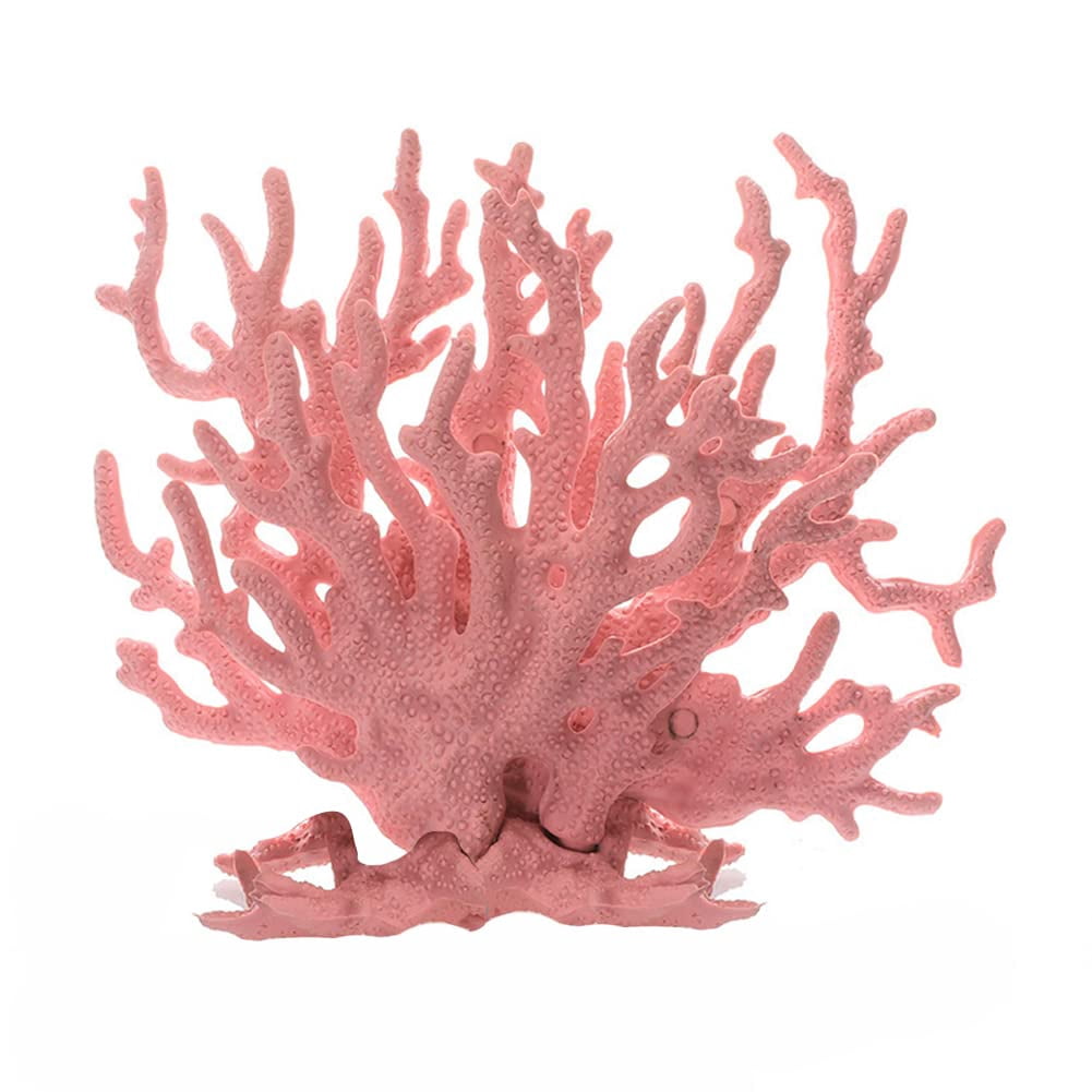 Artificial Coral Decor – Pink PVC Aquarium Ornament for Small Fish Tanks (Eco-Friendly, CT107-PVC Model)