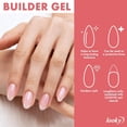 thumbnail image 4 of LOOKY| Builder Nail Gel | Long-Lasting Builder Gel for your Flawless Nail Extension |Professional Salon Quality | Easy Application Bottle | Love |15ml, 4 of 5