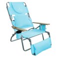 thumbnail image 1 of Ostrich The Deluxe 3N1 Lightweight Beach Lounge Chair & Footrest, Light Blue, 1 of 8