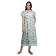 thumbnail image 1 of Moomaya Chemise de Nuit d'Allaitement à Col Rond Imprimée pour Femmes en Coton, 1 of 6