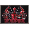 thumbnail image 1 of Marvel Deadpool & Wolverine - Deadpool Wall Poster, 14.725" x 22.375" Framed, 1 of 4