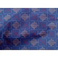 thumbnail image 4 of oneOone Cotton Poplin Fabric Leaves & Geometric Block Decor Fabric Printed BTY 42 Inch Wide, 4 of 4