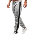thumbnail image 2 of Pisexur Mens Sweatpants Elastic Waist Drawstring Workout Pants for Men Casual Lightweight Sweat Pants with Pockets Elastic Bottom Plus Size Sweatpants S-3XL, 2 of 6