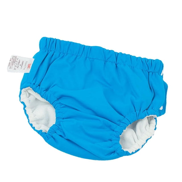 Baby Swim Diaper for Infant Swimming Reusable Washable Pool Pants Cloth Nappy Blue (for5-10KG)