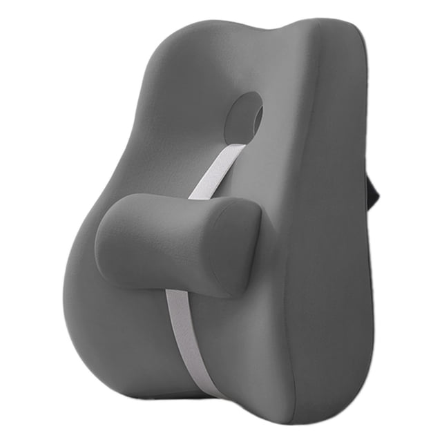 CJiaWei Ergonomic Lumbar Support Cushion For Chair Back Comfortable Seat Pillow For Long Sitting And Sleeping