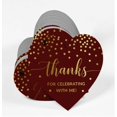 thumbnail image 3 of Inkdotpot Real Gold Foil Thanks For Celebrating With Me Birthday Tags Favor Hang Paper Tags 100 Pieces, 3 of 6