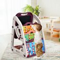 thumbnail image 3 of Gymax Chevalet d'Art pour Enfants 3-en-1 Chevalet de Table Double Face avec Accessoires d'Art Rouge, 3 of 9