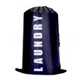 thumbnail image 1 of Durable Oxford Cloth Laundry & Storage Bag with Smiling Face Cartoon Print, Travel-Friendly Drawstring Design, Versatile for Clothes, Towels, Bedding – Ideal for Students, Hotels, Home Use (Black,, 1 of 6