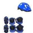 thumbnail image 1 of Protector 7Pcs Kids Skateboard  Kit PVC Helmet Knee Elbow Wrist Pad for Skating Cycling, 1 of 3