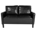 thumbnail image 2 of Washington Park Upholstered Loveseat in Dark Gray Fabric, 2 of 5