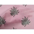 thumbnail image 4 of oneOone Cotton Poplin Fabric Leaves Block Printed Fabric 1 Yard 56 Inch Wide, 4 of 4