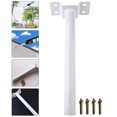 thumbnail image 4 of Hemoton 1 Set of Street Light Bracket Outdoor Light Mount Pole Metal Fixing Pole, 4 of 8