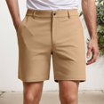 thumbnail image 2 of Men's Casual Shorts 7 Inch Shorts Stretch Dress Work Shorts For Men With 4 Pockets Lightweight, 2 of 6