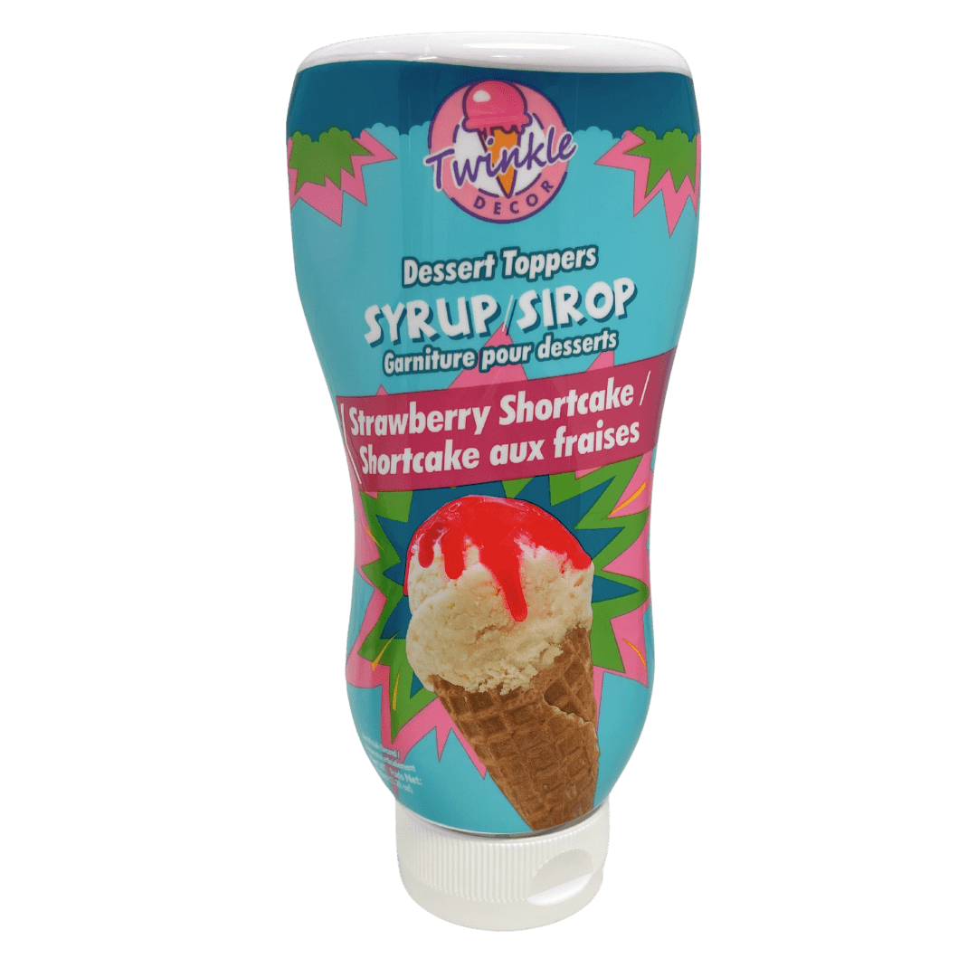 Twinkle Garnitures pour Desserts - Sirop Shortcake aux Fraises