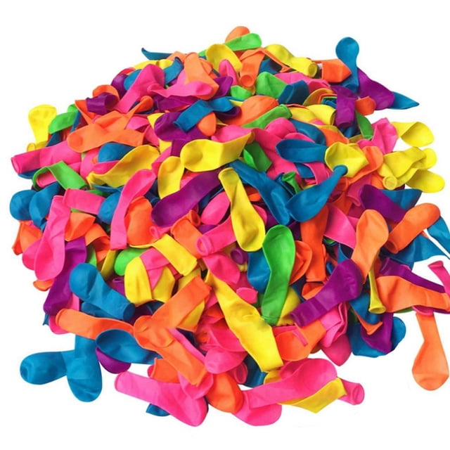 500Pcs Latex Water Balloons, Mixed Colors, Fun Classic Water Toys For Kids Adults, Suitable For Age 3+, Party Games & Summertime Fun