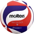 thumbnail image 3 of Molten FLISTATEC Volleyball - Volleyball Officiel des États-Unis Volleyball, Rouge/blanc/bleu, 3 of 4
