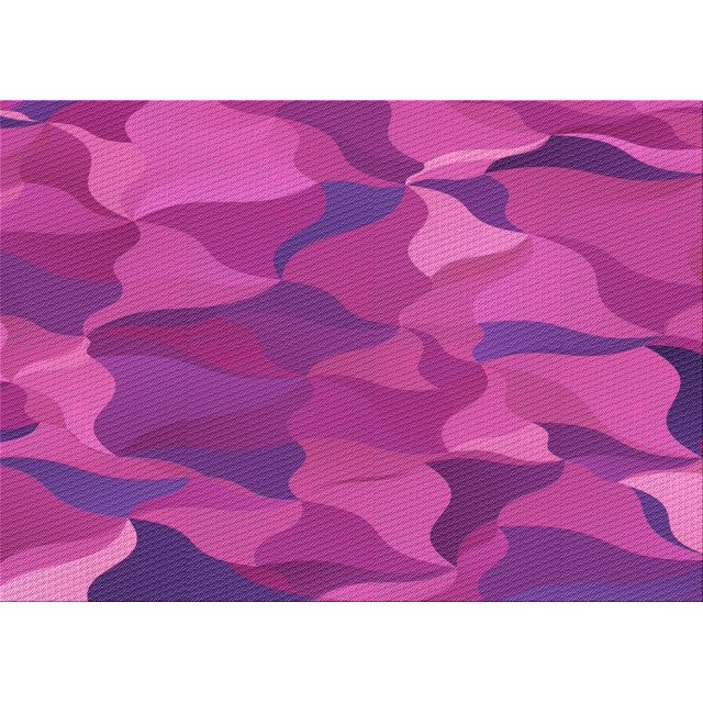 Ahgly Company Machine Washable Indoor Rectangle Transitional Deep Pink Area Rugs, 2' x 3'