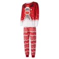 thumbnail image 4 of SUNSIOM Matching Family Christmas Pajamas, Long Sleeve Deer Snowflake Print Pullover + Pants Set, 4 of 10