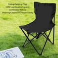 thumbnail image 4 of Portable Folding Camping Chair, Stable Support, 330lb Load Bearing Portable Chair with Foldable Design, Wide Application, Side Pocket, Back Strap, 4 of 7