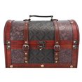 thumbnail image 4 of LHCER Vintage Wooden Storage Box, Treasure Chest, Jewelry Chest For Home Office, 4 of 8