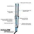 thumbnail image 3 of BabylissPRO Nano Titanium Optima 3100 1 Inch Stainless Steel Professional Flat Iron, Silver/Blue, 1 Pk, 3 of 5