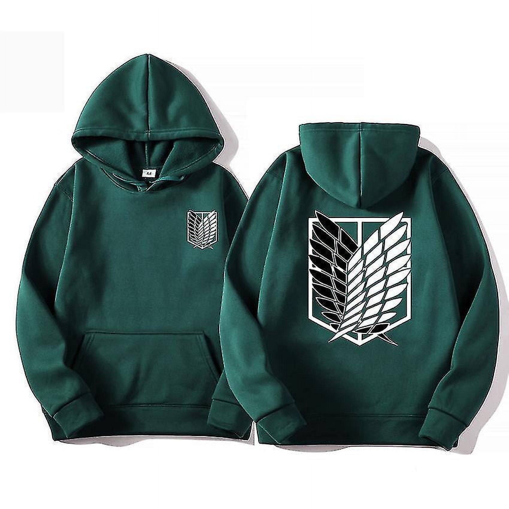 Attack on Titan Hoodie Men Anime Hoodies Men Women Streetwear Pullover Harajuku Hooded Sweatshirt Clothes