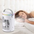 thumbnail image 3 of Économies d'Été! Refroidisseur d'Air Portable, Mini Climatiseur Usb, Mini Climatiseurs Portables pour Chambre, Lumière Colorée Programmée Réfrigérateur Pulvérisation Réfrigération Bureau Mini Réfrigérateur Programmé, 3 of 5