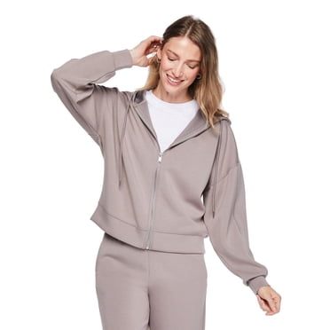 Haut à capuchon en tricot doux George pour femmes