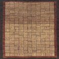 thumbnail image 1 of Ahgly Company Indoor Square Abstract Red Brown Abstract Area Rugs, 4' Square, 1 of 6