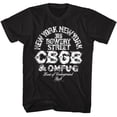 thumbnail image 1 of CBGB Logo And Address Black Adult T-Shirt L, 1 of 2