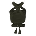 thumbnail image 4 of Fridja Womens Wild Style Off The Shoulder Crop Tops Sequins Strapless Bra Tank Vests, 4 of 7