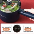 thumbnail image 3 of Aqestyerly Mini Hot Pot Cooker Non-Stick Frying Pan for Noodles Soup Oatmeal Steak Compact Kitchen Appliance Multifunction Cooking HWRETIE, 3 of 7