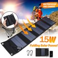 thumbnail image 3 of Exquisite 1 Set Portable Power Station Generator Foldable 15W 6V DC Solar Panel Charger with USB Ports - Designed for unforgettable wedding accessories, 3 of 5