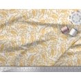 thumbnail image 3 of Soimoi Velvet Fabric Leaves & Paisley Block Print Sewing Fabric Yard 58 Inch Wide, 3 of 3