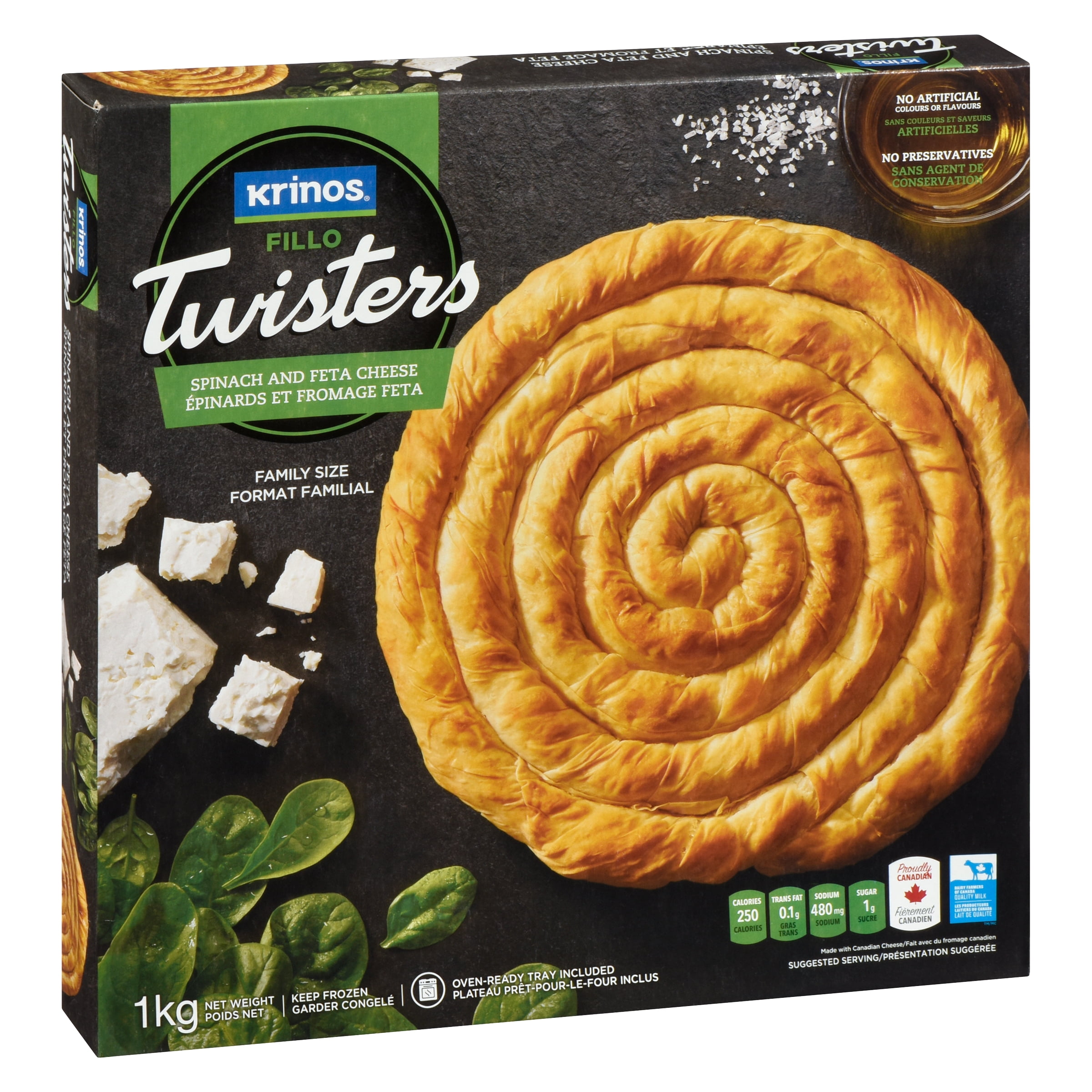 Krinos Fillo Twisters Spinach and Feta Cheese, Krinos Spinach Fillo Twisters