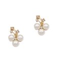 thumbnail image 3 of 2 Pieces Hairpin Headdress Flat Back Non-perforated Design Shiny Rhinestones Beautiful Pearl Flower Buckle for Dancing Party Type 8, 3 of 7