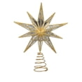 thumbnail image 1 of FRAÎCHE 12.25" Star Iron Christmas Tree Topper, Gold, 1 of 5