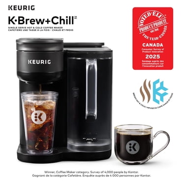 Cafetière une tasse à la fois pour capsules K-Cup, chaud et froid, K-Brew+Chill