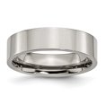 thumbnail image 1 of Titanium 6mm Ring Man Wedding Classic Flat  For Dad Mens  For Him, 1 of 10